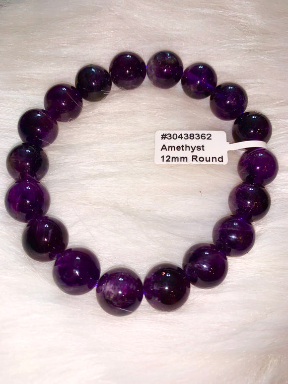 Amethyst Bracelet 12mm