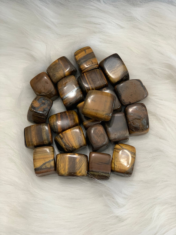 Tumbled Stones Tiger Eye- Sold Separately (Carry in your pocket or purse)