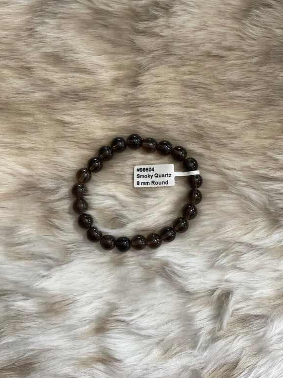 Smoky Quartz Bracelet 8mm