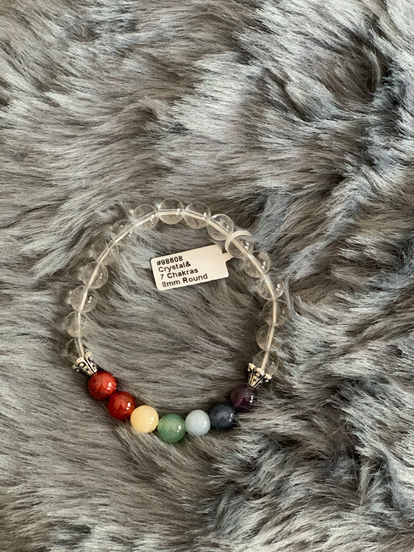 Crystals and 7 Chakras Bracelet