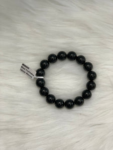 Black Tourmaline 12mm Bracelet